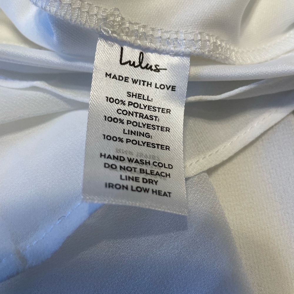🆕🌟 Lulus white Midi Dress 🆕🌟 - Picture 7 of 7